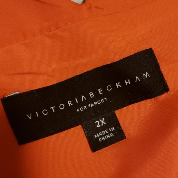 Nwt 2x Victoria Beckham dress mini orange - Picture 7 of 8
